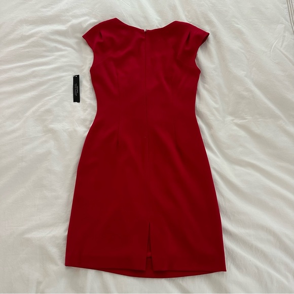 NWT Tahari Fanny dress, Red P2 - Picture 2 of 4